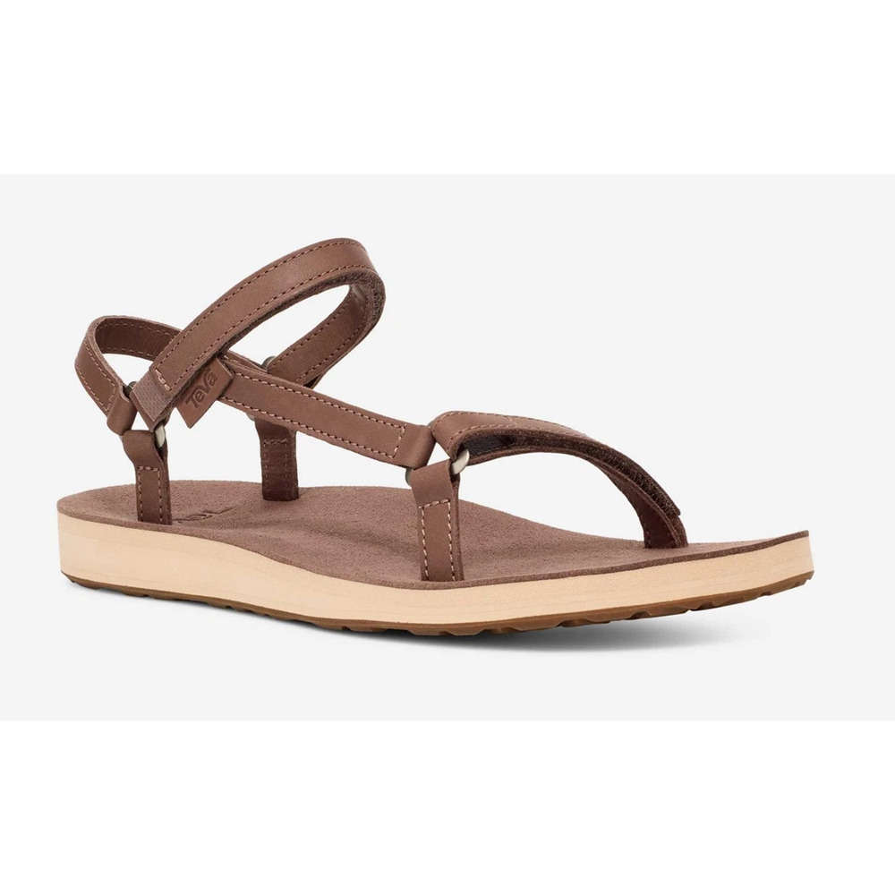 Teva Original Universal Slim Leather Acorn Sandal Women's sizes 10, NIB